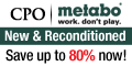 Metabo CPO Outlet返现比较与奖励比较